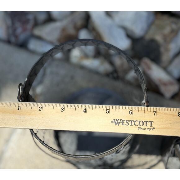 8" & 6” Hanging Wire Baskets Lantern/Candle Holder NWOT - Picture 5 of 7